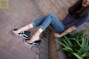 [Камелия Фотография LSS] NO.154 парусиновые туфли короткие шелковые