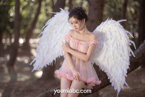 [Youmi YouMi] Shen Mengyao Różowy Anioł