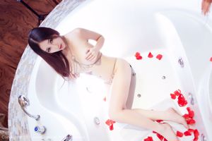 Королева Цзоу Цзинцзин "Серия" Домашние сексуальные пижамы + ванна "[Hideto Net XiuRen] № 411