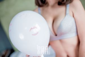 "Beautiful breasts & balloons, plump & fragile! 