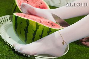 Modello di gamba Xiao Ge "White Silk Watermelon Girl" [Ligui Ligui] Online Beauty