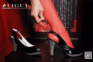 Người mẫu chân Huang Fen "Elegant Stockings" [丽 柜 LIGUI] Người đẹp mạng