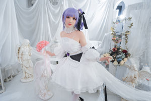 [Zdjęcie Cosplay] Urocza i popularna wróżka Coser Noodle - suknia ślubna jednorożca
