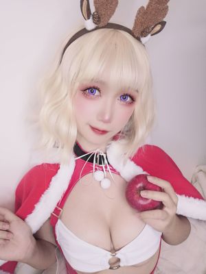 [COS phúc lợi] Blogger anime Ying Luojiang w - Ảnh tự chụp Giáng sinh