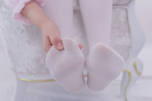 [Qinglan Movie] VOL.017 Розовая пушистая пижама Белая шелковая девушка