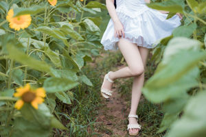 [Meow Sugar Movie] VOL.414 Shima Aoi Garden Weißes Kleid