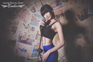 Cai Yixin Candice "Váy quấn lụa đen và cô gái chân xinh" [Người đẹp Đài Loan]