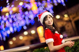 [Taiwán Zhengmei] Yu Chengjing (Xiao Jing) "Fotografía de la noche de Navidad del distrito comercial de Xinyi"